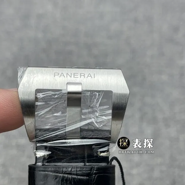 VS FactoryPanerai Lumino PAM01312top-tier 1:1high-quality watch men's black dialleather strap model pictures and prices side live photo