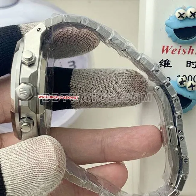 1:1replica watch Royal Oak BLS factory Audemars Piguetgreen dial mechanical 26420braceletlive photos