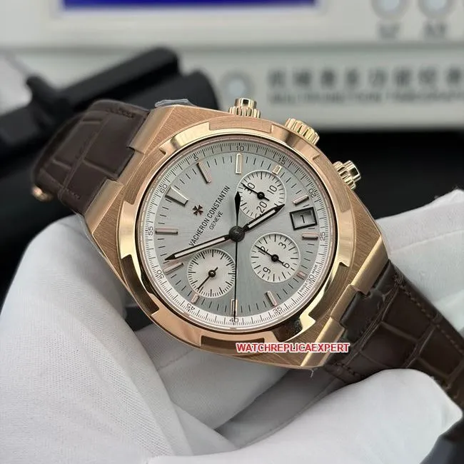 top-tier watch 8F factory Vacheron Constantin silver white dial5500Vfront live photo