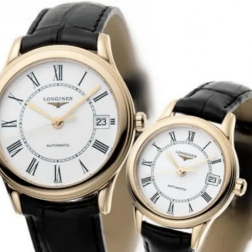 Elegant Longines Flag Series Couple's