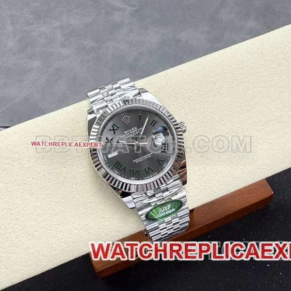 Rolex collectible watch ARF Factory log 41mm gray plate pothos 3235 steel bracelet model clasplive photos