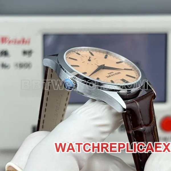 Patek Philippetop-tier watch SDF factory classic rose gold plate 39mmleather strap model braceletlive photos