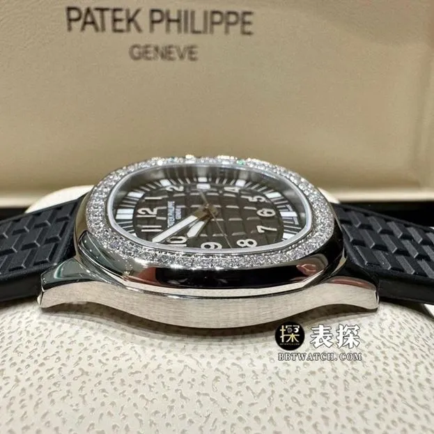 MMA factory Patek Philippe5067A1:1super watch ladies black dial rubber model pictures and prices overall live photos