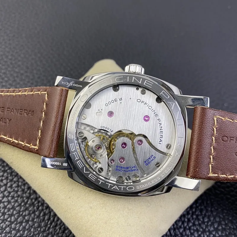 SF factory Paneraireplicapam00662 watch p3000 hand winding movement retro coffee tray front view