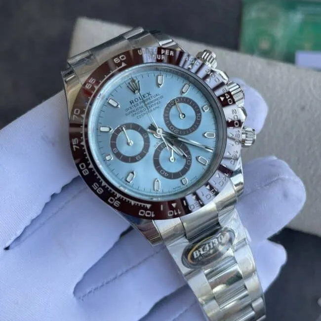 Big factory high-quality replicaBTRolex new icelandi 4130movement men's watch clasp picture