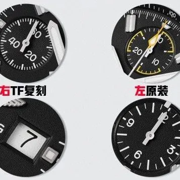 TF factory Breitlingtop-tier watch Avengers black dialA13317 real and fake comparison review appearance live photos