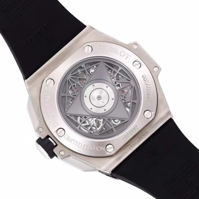 top-tiersuper cloneBBFHublot watch brand new Hublot most popular white steel model clasp picture