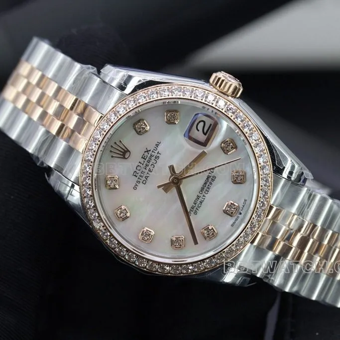 Rolex1:1top-tier watch GS log 31 ladies mechanical back