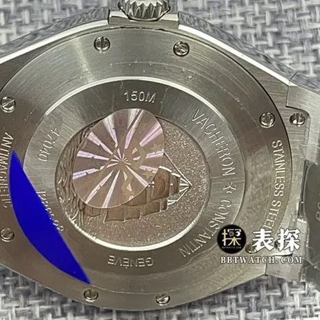 PPF FactoryVacheron Constantin470401:1super watch men's dark blue dial picture and price caseback live photo