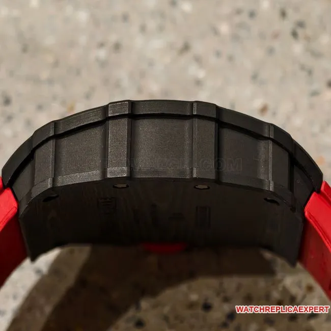 1:1replica watch Richard Mille hollow dialRM35-01front live photo