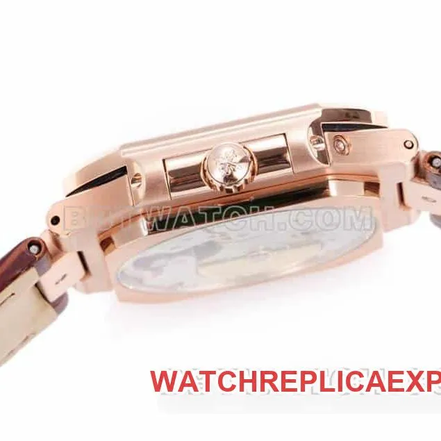 3K FactoryPatek PhilippeCUBITUS1:1top-tier brown disk rose gold5822side live photo