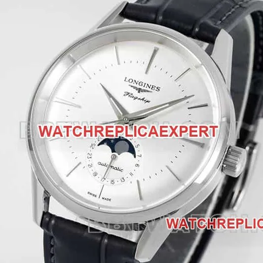 APS factory Longines classic replicatop-tier 1:1super high disk moon phaseL4.815.4.72.2side live photo