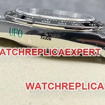 collectible watch DaytonaUFO factory Rolexblack dial4131 mechanical front live photo