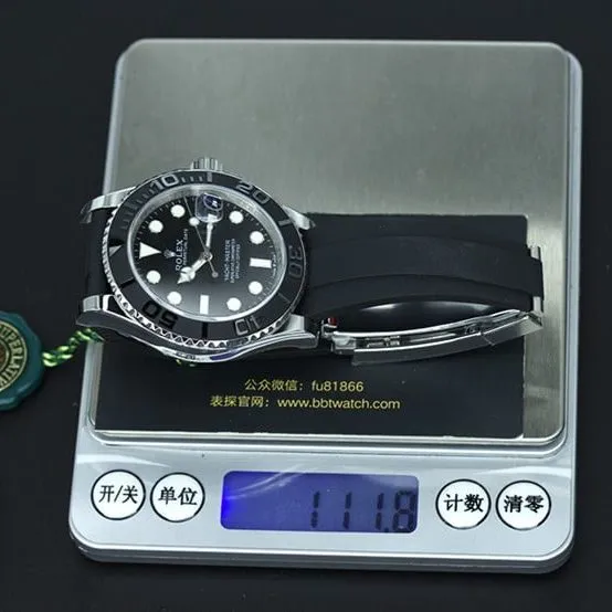 JVSRolexreplica white yacht-master 3235 mechanical men's watch