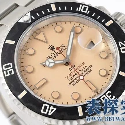 DIWRolextop-tiersuper yellow plate Submariner watch_how much_pictures_how is the workmanship clasp