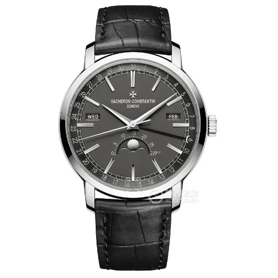 MX Passed on Vacheron Constantin collectible watches men's dark gray disk strap models 4010T/000G-B740
