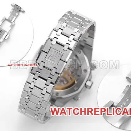 1:1replica watchZF FactoryRoyal OakAudemars Piguetsilver dial mechanical 26240front live photo