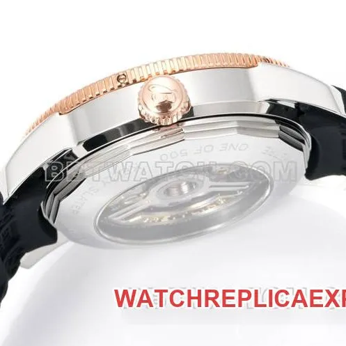top-tier watch super ocean culture BLS factory Breitlingblack dial rubber braceletside live photo