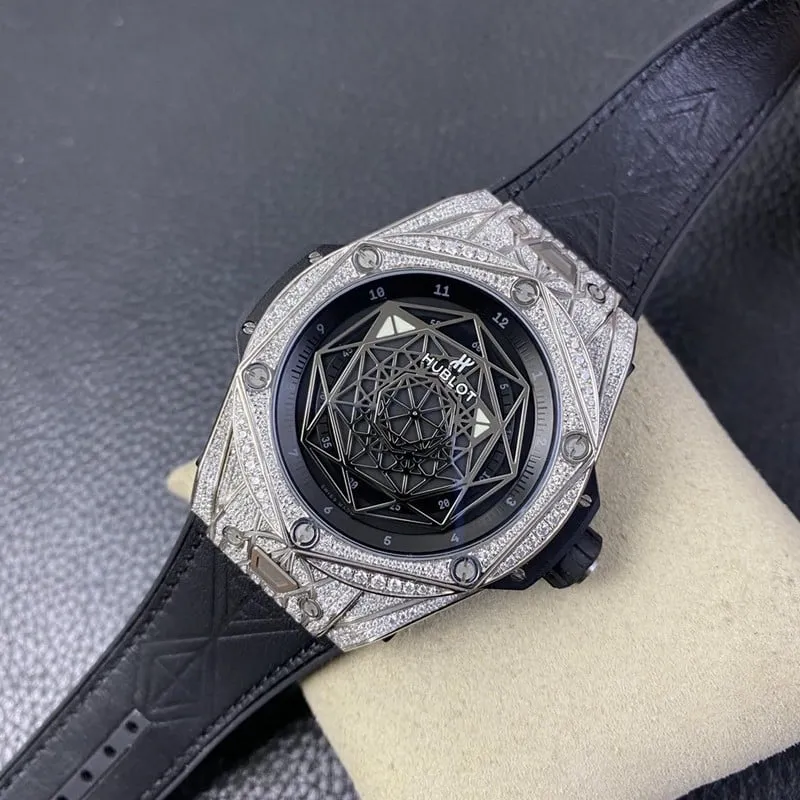 Hublot1:1 Hublot tattoo personalized full diamond watch back cover picture