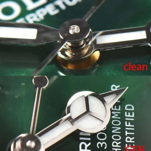 CLEANRolexC factory Starbucks Submariner3135 top-tier watch and Genuine difference and process evaluation detail shots