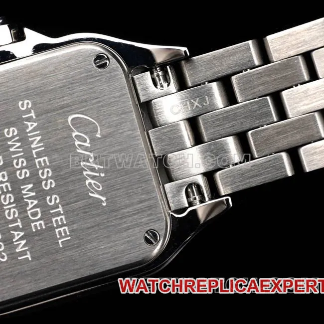 collectible watch cheetah BBa factory Cartierwhite dialdiamond bezelsteel braceletquartzclasplive photos
