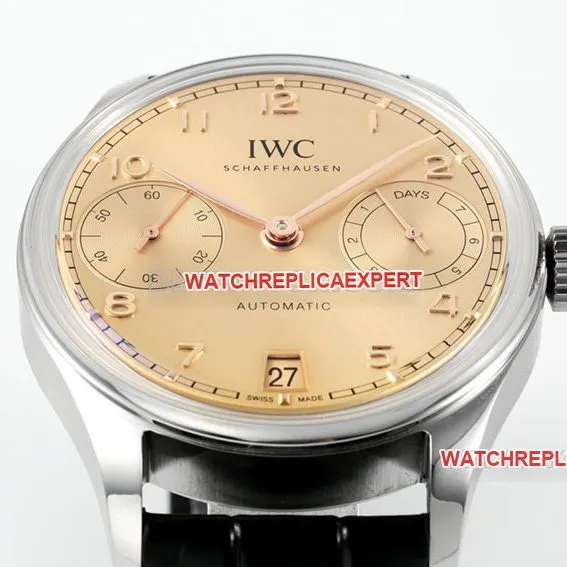 APSIWC watch Portugal top-tier 1:1super clone2024 new guilloché dialIW501705front live photo