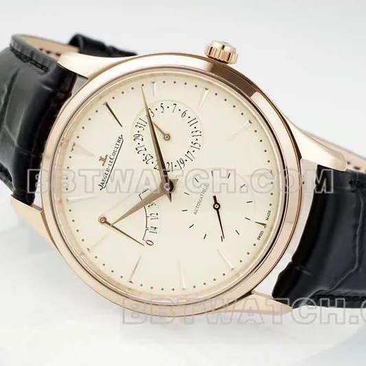 Jaeger-LeCoultre collectible watches APS factory ultra-thin master rose gold 896 movement power reserve mechanical belt models side actual photo