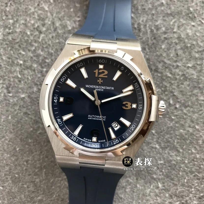 MKS FactoryVacheron Constantin top-tier watch men's black dial rubber model pictures and prices braceletlive photos