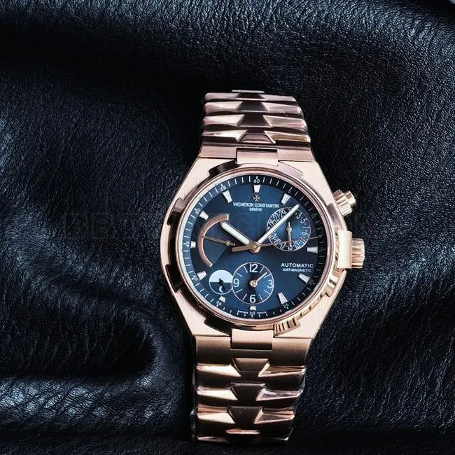 watch KR factory across the world Vacheron Constantinrose goldblue dial47450caseback live photo