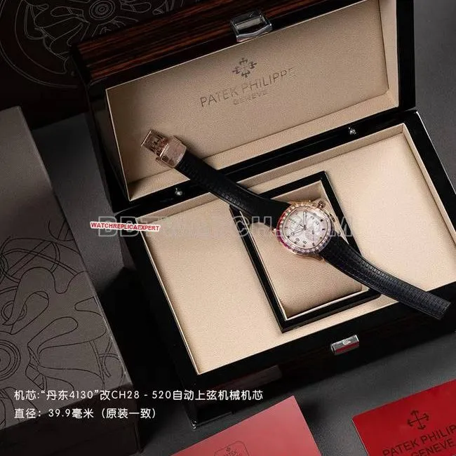 watch PPM factory Patek PhilippeAquanaut mechanical black rubber braceletclasplive photos
