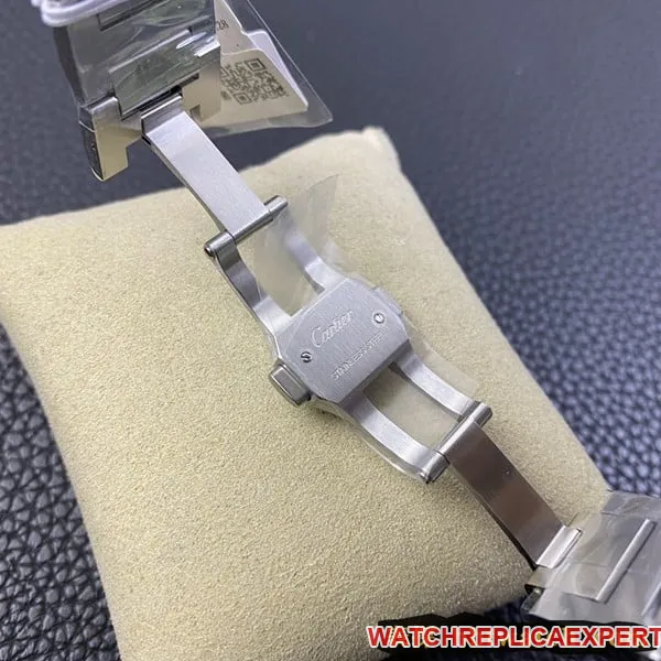 2020 new watch Cartier Blue Balloon V6 factory (V8 upgraded version) official warranty card manual warranty steel bracelet front view