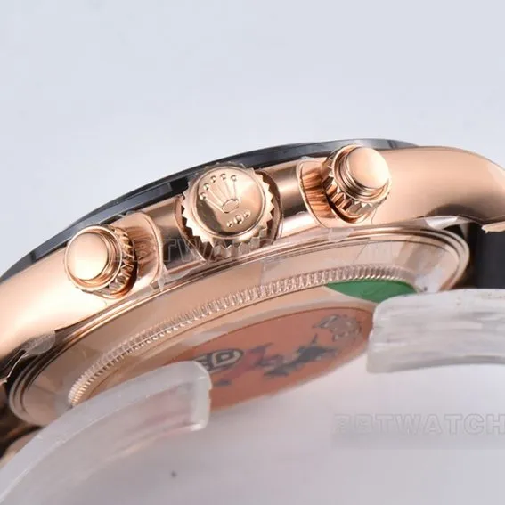C Factory RolexDaytonatop-tier 1:1super clonerose gold chocolate disc rubber M116515ln-0015side live photo