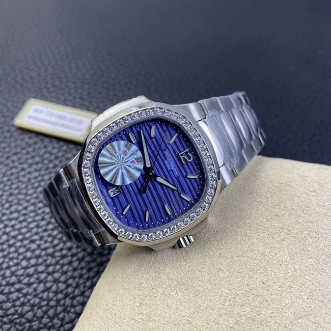 PF factory top-tier replicaPatek Philippe 7018 sports elegant series women's Nautilus side view