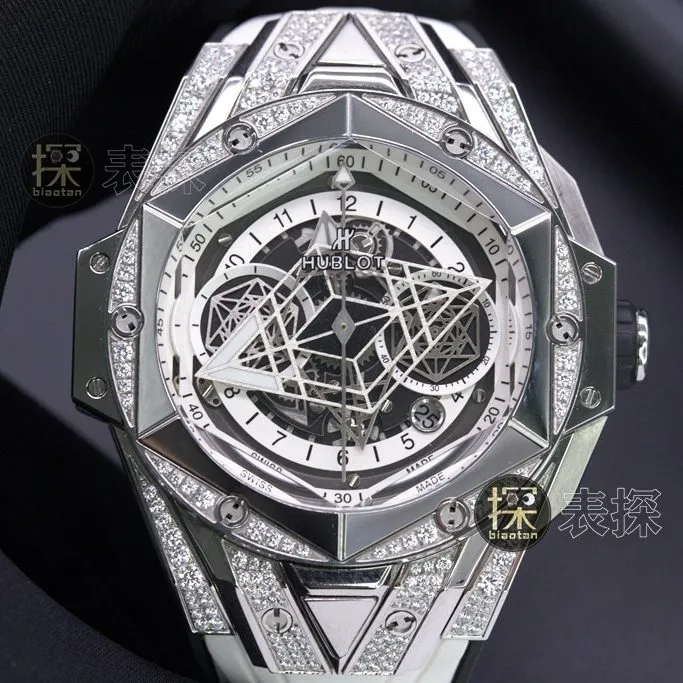 Hublot1:1replica watch, HB tattoo second generation watch, front view
