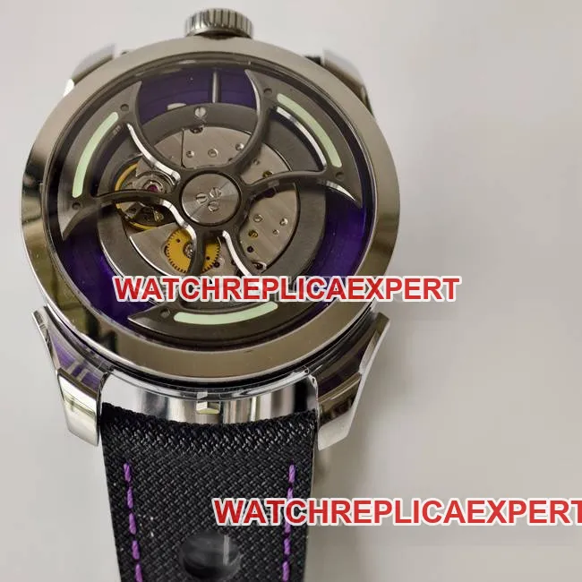1:1replica watch MB&F purple plate K1 factory mechanical rubber bracelet caseback live photo