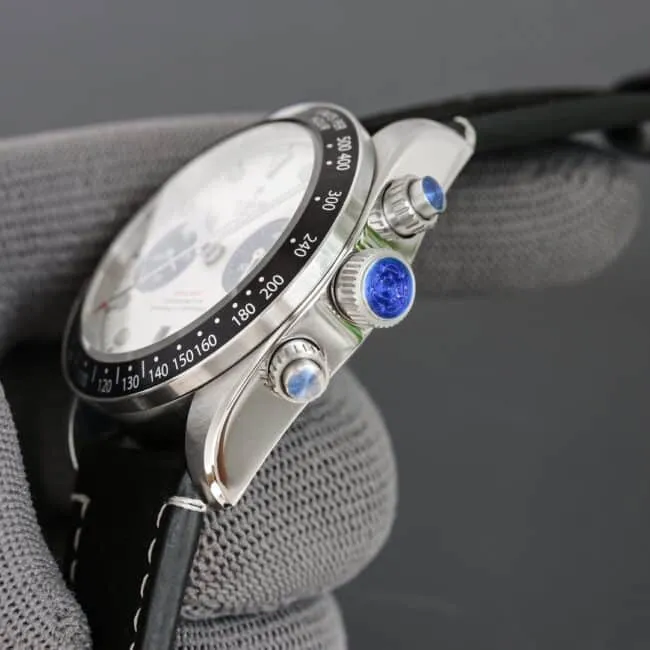 top-tier replicaTW Tudor's latest Biwan chronograph stainless steel men's watch bottom cover picture