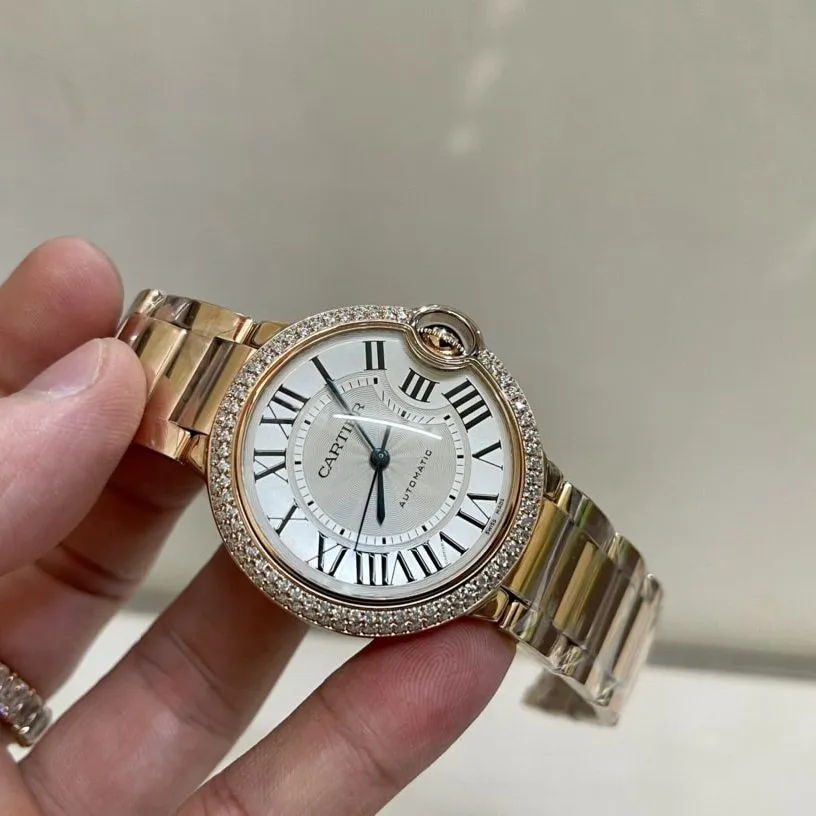 Cartier Ballon Bleu 33mm Women’s Rose Gold