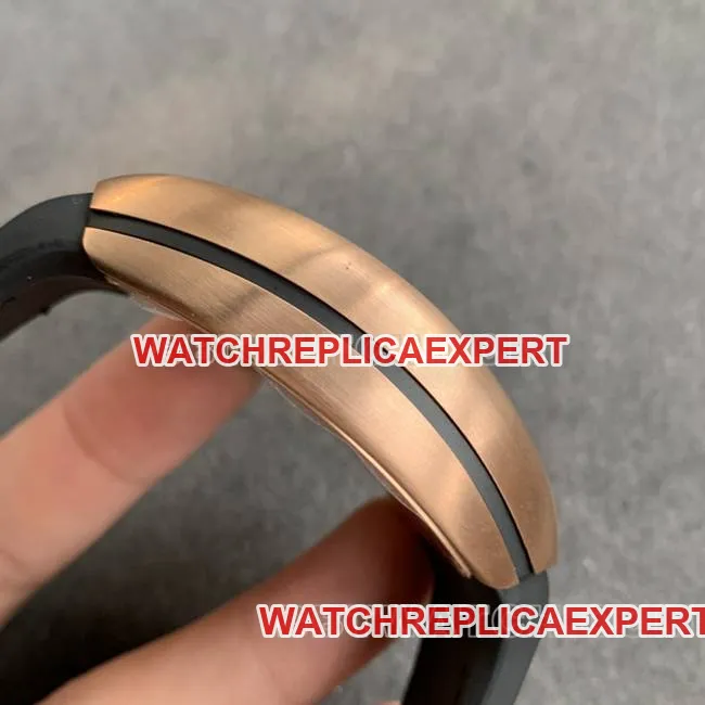 Frank Muller ABF factory top-tier watch V45black dial gold case leather braceletcaseback live photo