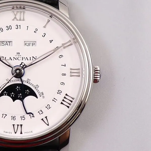 OM FactoryBlancpainreplica watch villeret classic 6654 new V3 upgraded version 0.6mm thinner than V2 front view