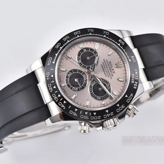 Factory C Rolex Daytona cement gray rubber model M116519ln-0027 front live photo