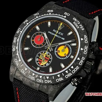 collectible watch ANT factory Rolex Daytonablack dial4130front live photo