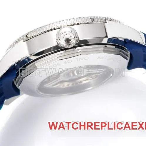 collectible watch super ocean culture BLS factory Breitlingblue dial rubber braceletbraceletlive photos