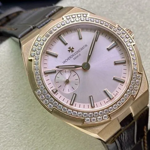 top-tier real diamond replicaVacheron Constantin series small model women's watch front view