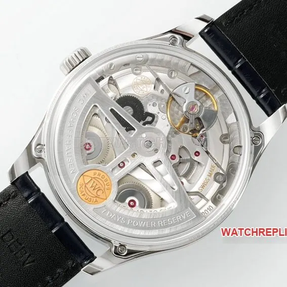 APSIWC watch Portugal super clone2024 new silver white dialIW501702front live photo
