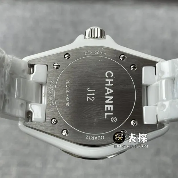 KOR factory Chanel ladies J12top-tier 1:1high-quality watch white dialsteel bracelet model pictures and prices side live photo