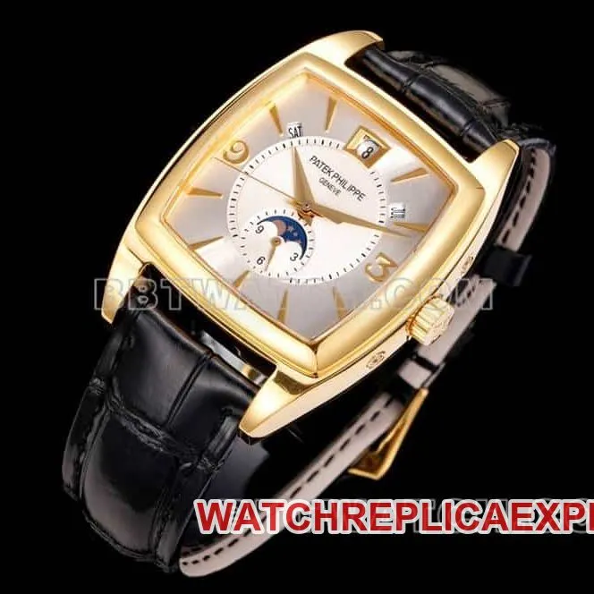 TW factory Patek Philippe complicated function timepiece top-tier 1:1high-quality silver white dialyellow gold5135braceletlive photos