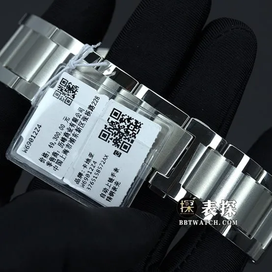 AF FactoryCartier blue balloon top-tier watch men's white dialsteel bracelet picture and price front live photo