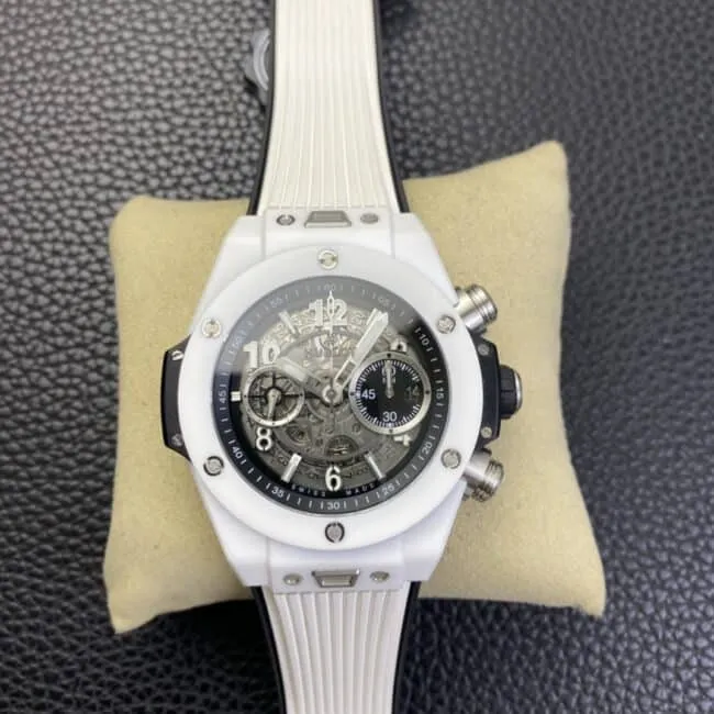 top-tiersuper cloneZF FactoryHublot watch BIG BANG Unico Big Bang series color ceramic watch front view