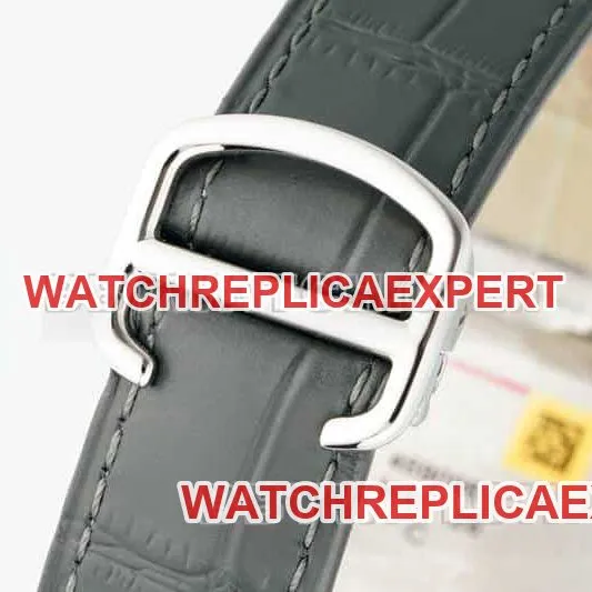 AF FactoryCartier Santos top-tier 1:1high-quality gray plate leather strap model WSSA0037braceletlive photos