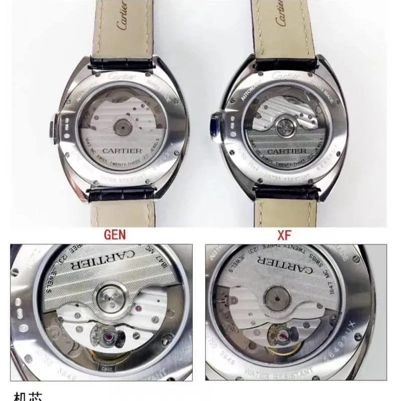 XFCartier key series WSCL0018replica watch genuine and fake review side view